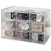 VORDRASSIL P-90 daily contact lens organizer, Disposable Contact Lens Dispenser, Cute storage Box for All Brands Daily Lens (9-Grid).