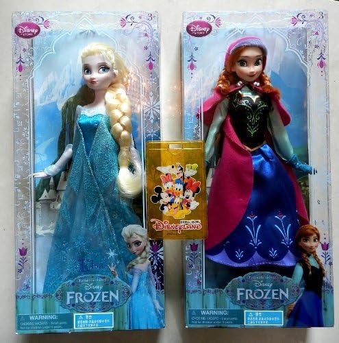 Disney Store hole and the Snow Queen Ana / Elsa figure 30 centimeters Disney Frozen Exclusive 12 Inch Classic Doll Anna / Elsa parallel import goods & amp; not for sale overseas Disneyland Mickey Minnie & Friends Card Case (Ana & amp; Elsa Set of 2 & not for sale Card Case Anna & amp; Elsa)