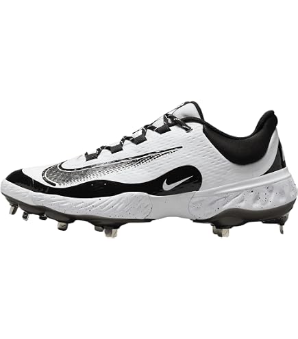 Size 11.5 Nike Alpha Huarache Elite 3 Low Black White Metal Cleats CK0746-010 Buy Nike Alpha Huarache Elite 3 Low  main image 3