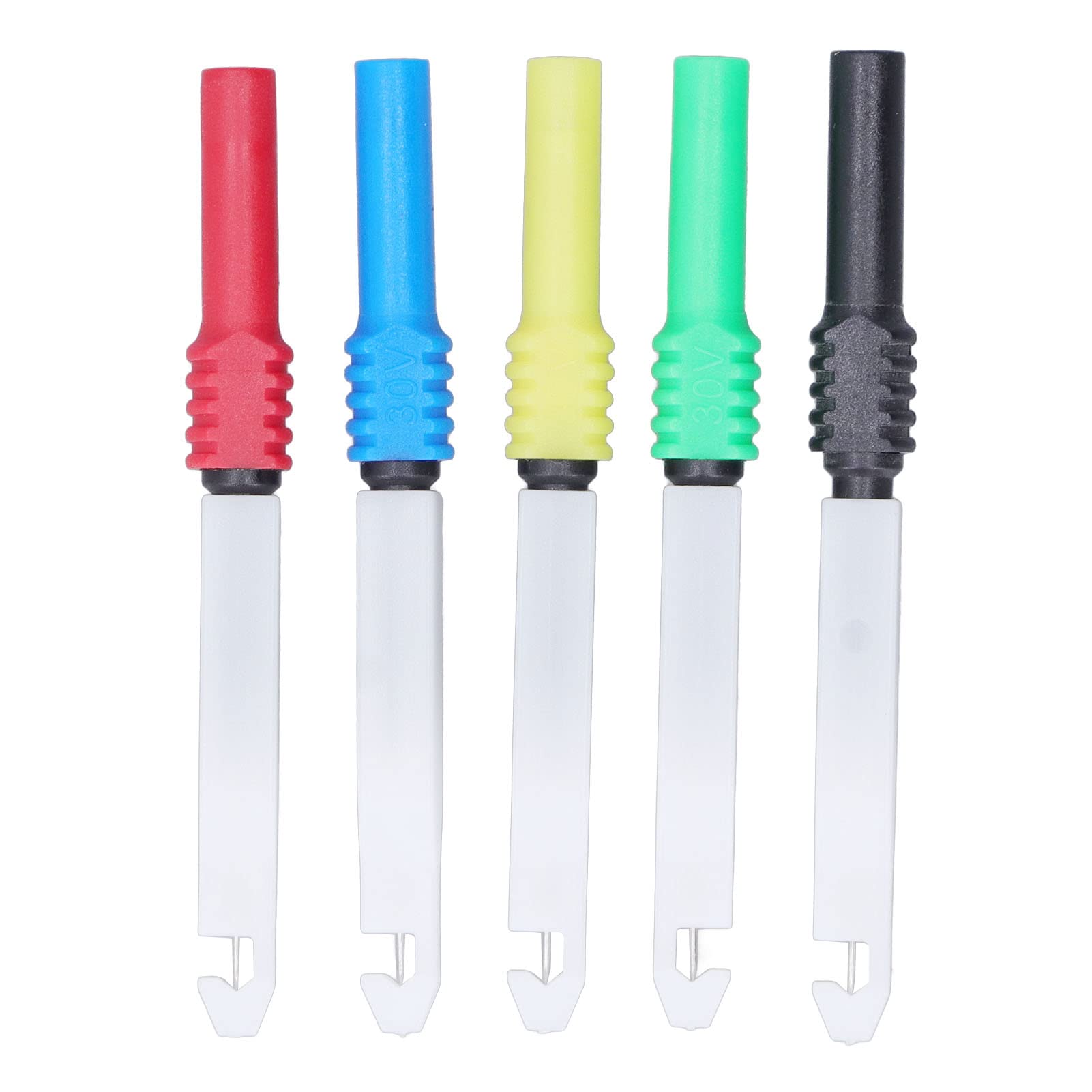 5PCS/Set 0.7mm Mini Test 0.7mm Test Pins Test Needles Pins Multimeter Probes Wire Piercing Needles with Sheath J.30009