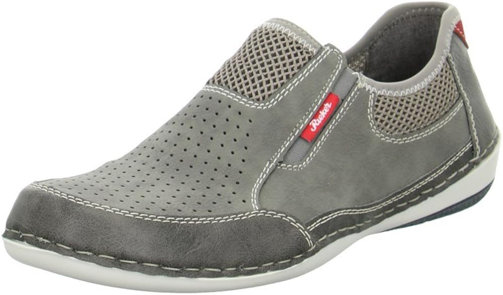 Amazon.com | Rieker Mens M.Slipper Stone/Cement/Dust/Fire | Slippers