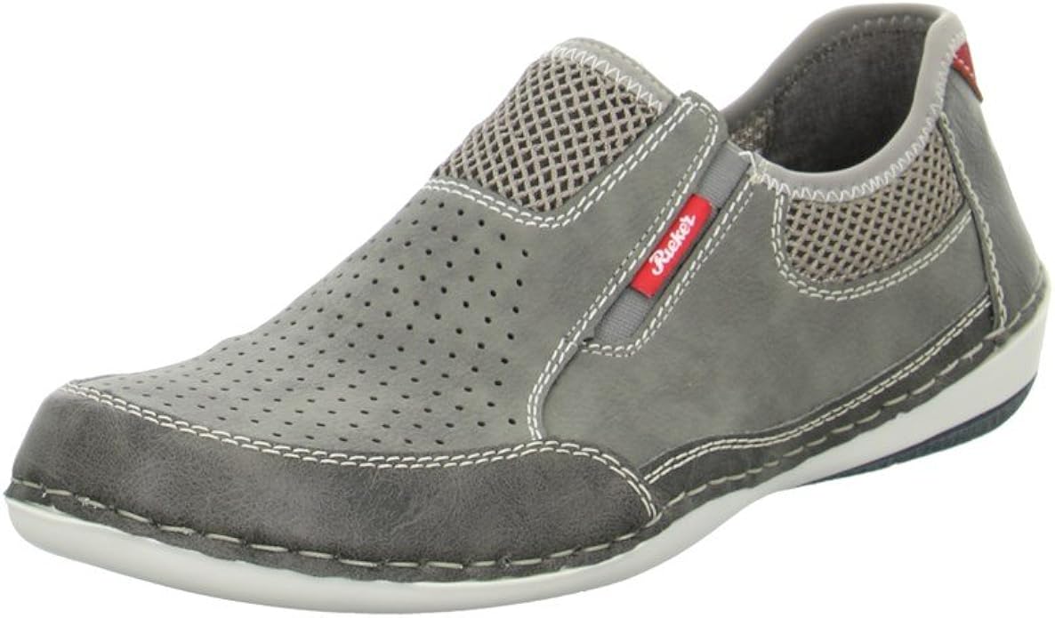 Amazon.com | Rieker Mens M.Slipper Stone/Cement/Dust/Fire | Slippers