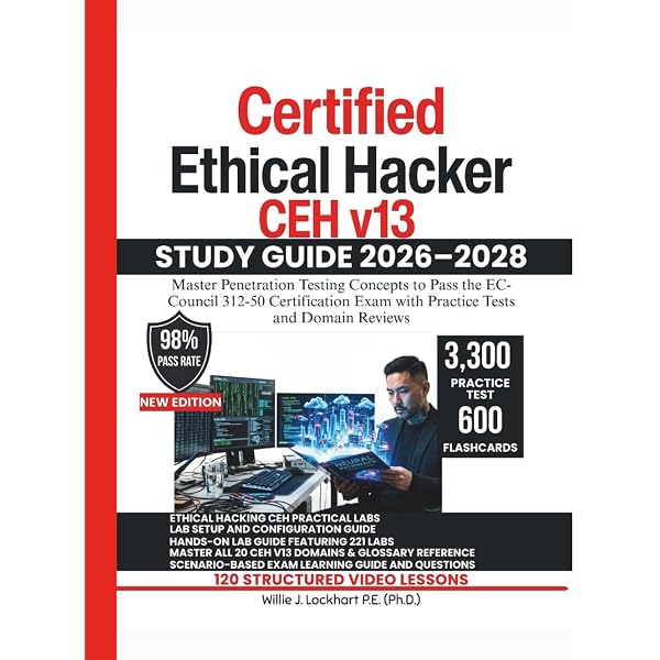 Amazon.com: CEH v13 Study Guide with 1000+ Updated Questions and