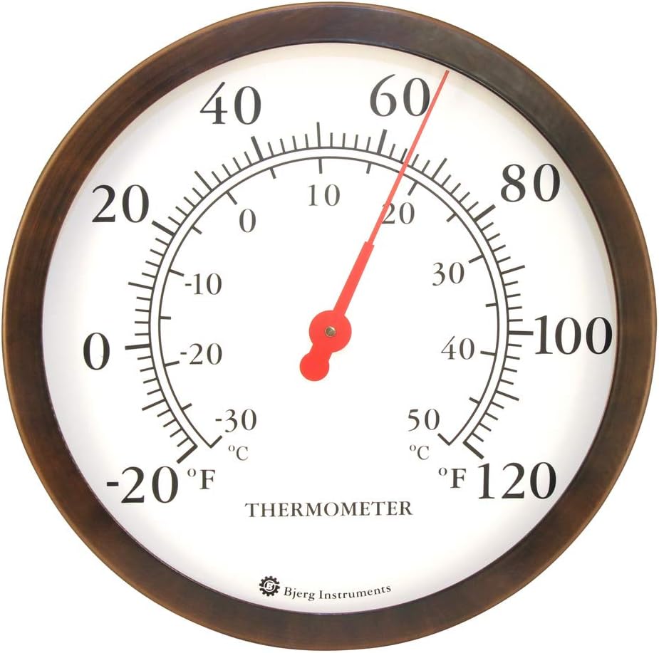 Best Mercury Free Indoor/Outdoor Home/Garden Wall Thermometer. Tech Review
