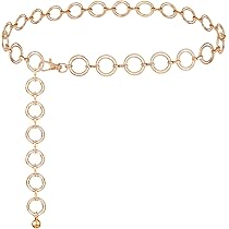 【TARGETTO】22FW★ CHAIN LAYERED BELT FIORETTO Chain Belt for Women Metal Belts Fashion Waist