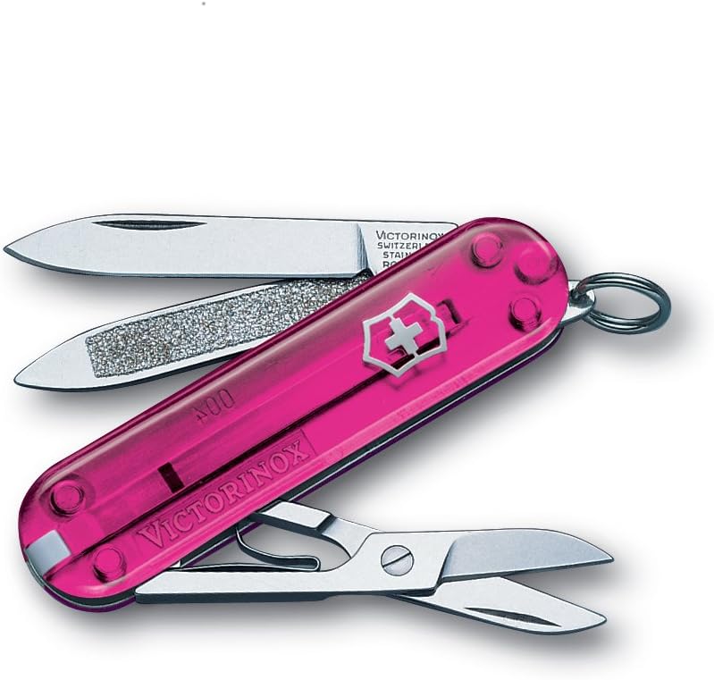 Victorinox Victorinox Swiss Army Classic SD Pocket Knife 58mm Translucent Pink