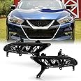 ACANII - For 2016 2017 2018 Nissan Maxima OE Style Bumper Fog Lights Driving Lamps w/Bulbs Set eplacement Left+Right