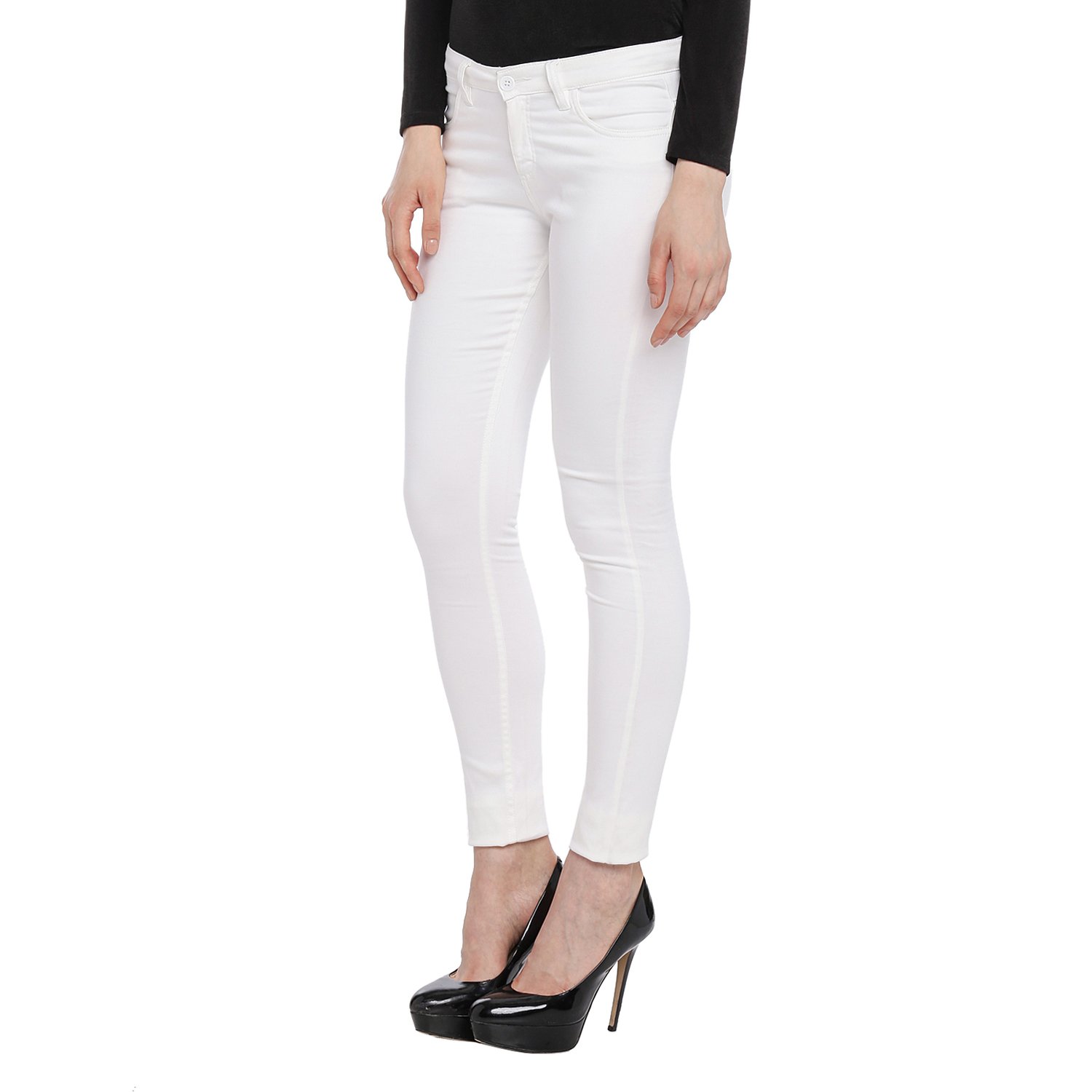 annabelle by pantaloons women's solid pant