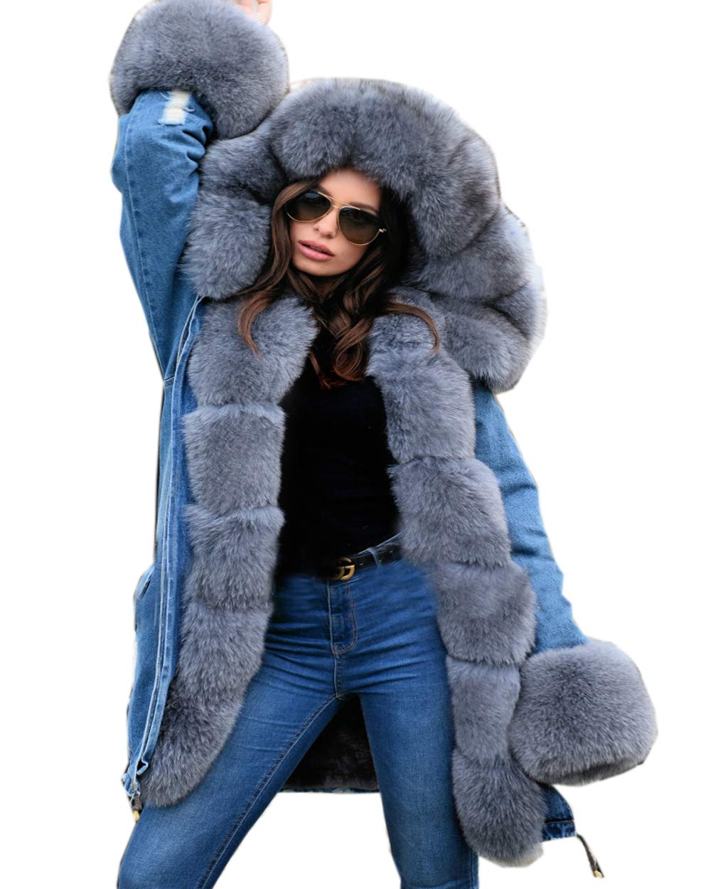 long winter coat with hood