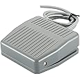 Baomain Foot Pedal Switch TFS-201 Hands Free Nonslip On Off Momentary AC 250V 10A Gray