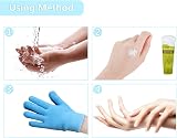 Pinkiou Moisturising Gel Socks Gloves Blue for Cracked Hands Feet Dry Skin view 5