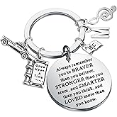 WSNANG Musical Inspired Gift Television Musical Keychain Musical Jewelry Comedy Show Gifts for Theatre Fans
