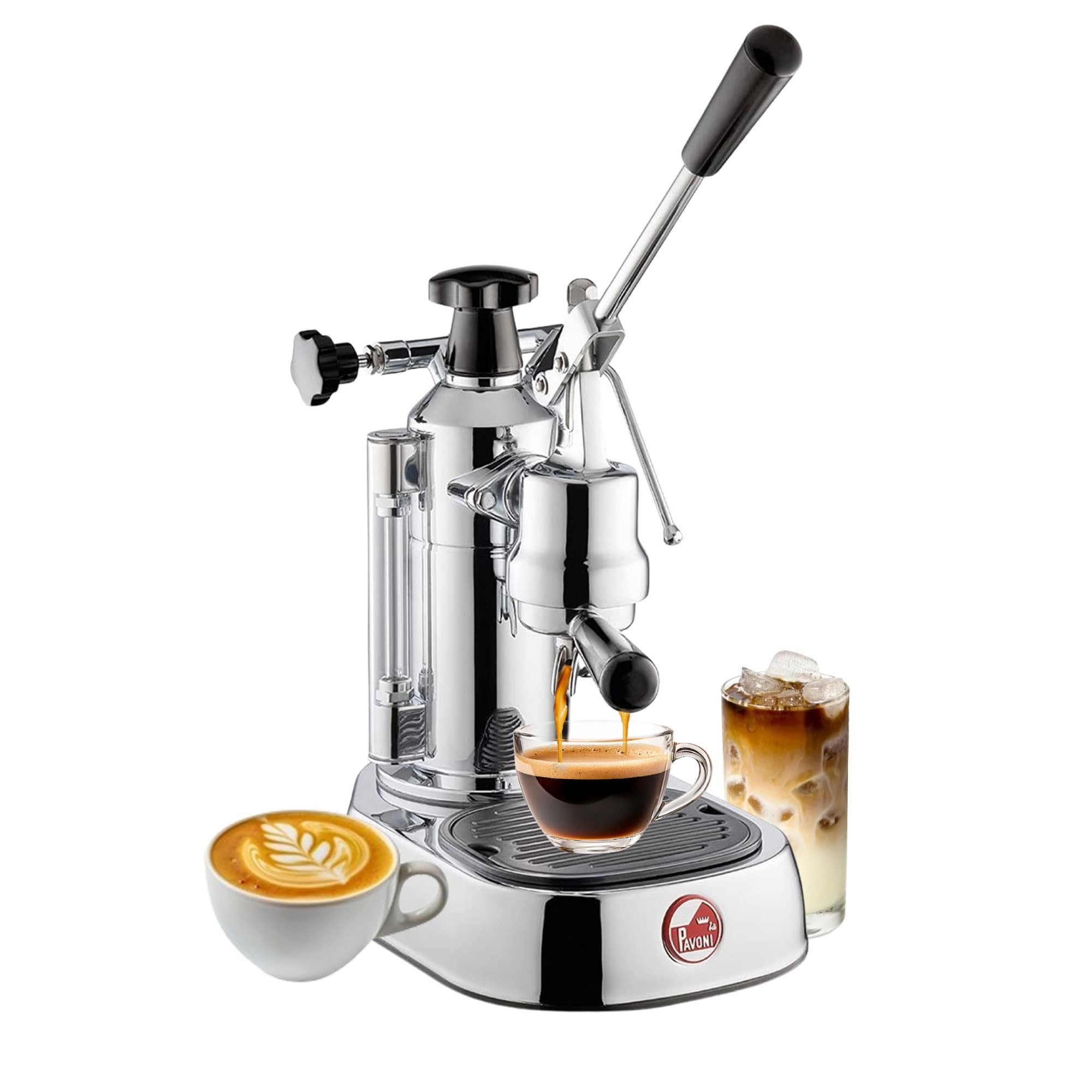 Photo 1 of ***PARTS ONLY***La Pavoni EPC-8 Europiccola Lever Style Espresso Machine – Chrome & Silver – Manual Espresso Maker - 0.8 L Water Capacity, Authentic Italian Craftsmanship for Home Use