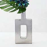 Z Gallerie Miami Vase, Modern Ceramic Flower Vase for Elegant Home Decor, Designed for Decorative Flowers & Foliage, Living R