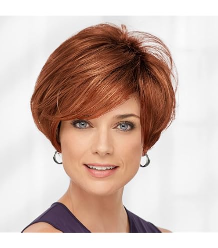 Amazon.com : HairDo Textured Fringe Bob Wig Color R829S+  display picture 1