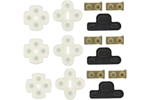 SG Store 3 Sets Controller Conductive Button Rubber Pads Compatible with Sony PS3 Game Console