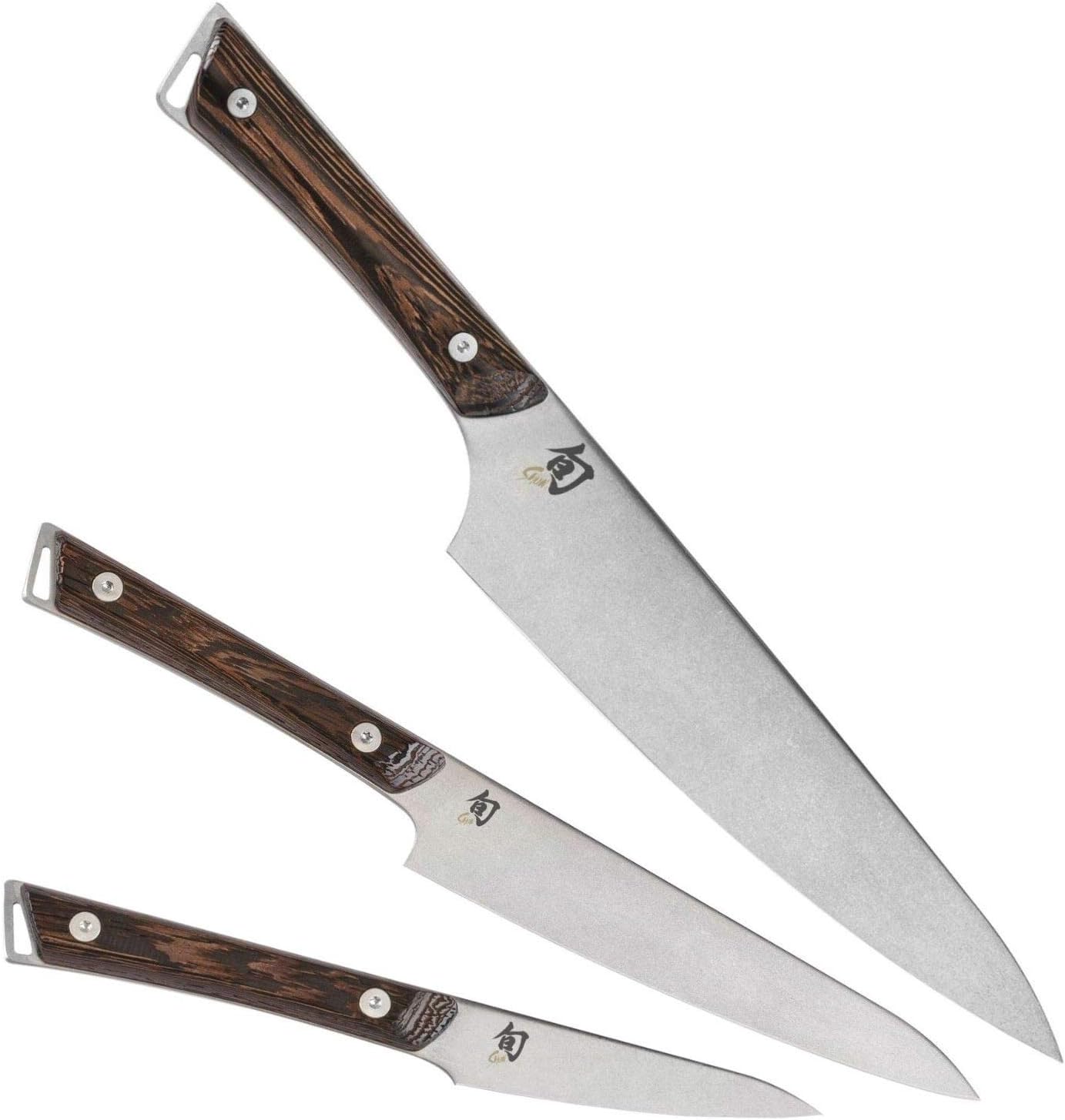 Kanso Shun 3pc 3.5" Paring, 6" Utiltiy & 8" Cook's Starter Knife Set