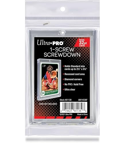 Card Holder Ultra Pro UV 1/2 Inch Le Site Screw Down # 15659 Pokemon