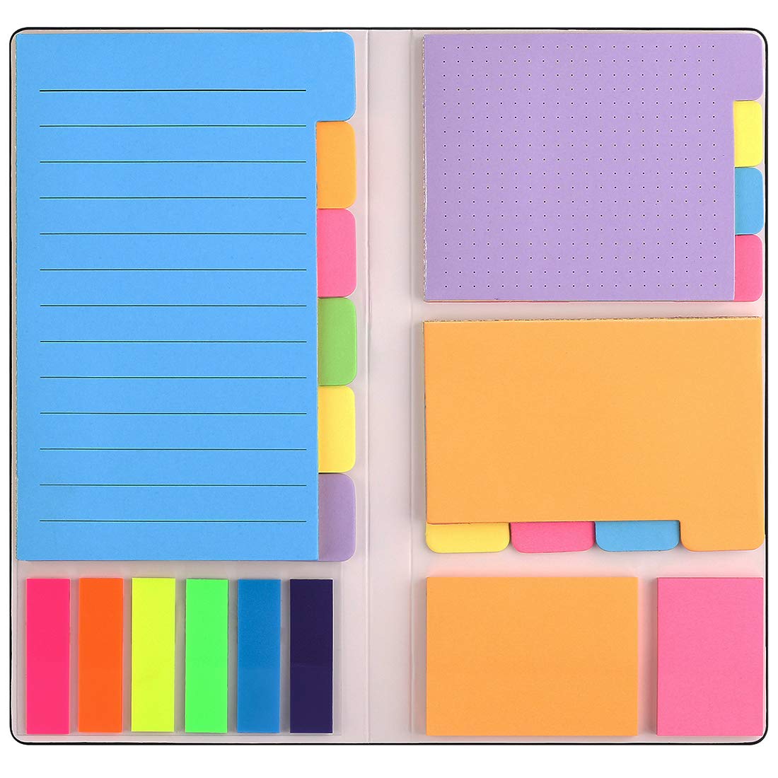 Photo 1 of Sticky Notes Set, Post Self-Stick Notes Pads for Journaling Notebook Planner Study, Office Supplies College Essentials Back to School Supplies for High School Students Teen Girl Gifts Preppy Stuff