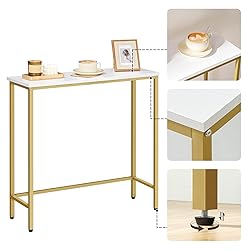 HOOBRO Narrow Console Table, 29.5" Small Entryway