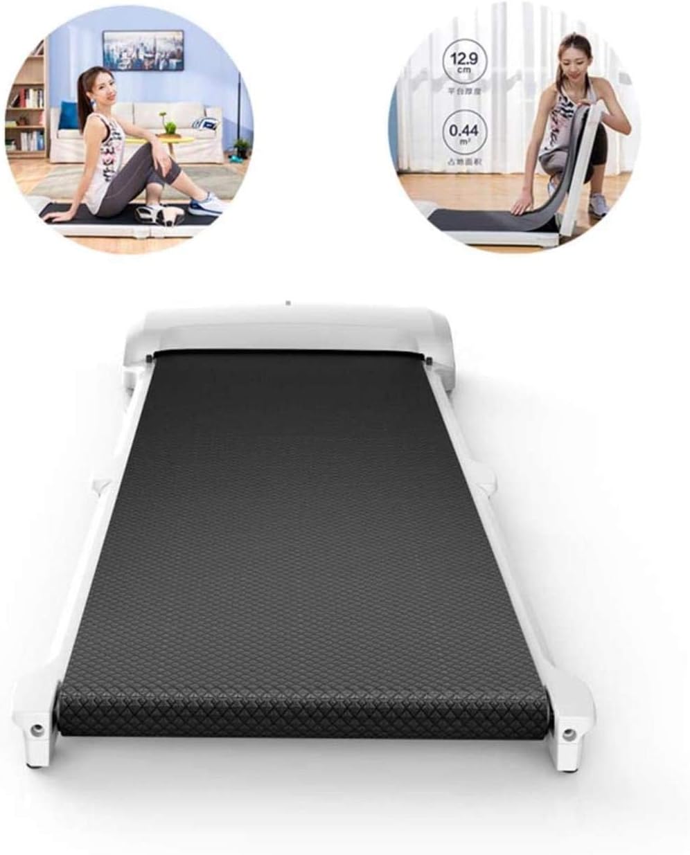 HAOSHUAI Smart Household Folding Walkingpad, Portable Multifunctional Treadmills for Home Indoor Mute Walking Machine Small Automatic Installation-free Running Pad Home fitness equipment