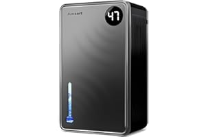 KEEPGLAD Dehumidifier, Dehumidifiers for Home(1000 sq.ft), 98 OZ Dehumidifier for Basement with Digital Display, Dehumidifiers for Bathroom Bedroom with Drain Hose, Timer Setting, Auto Shut Off, Gray