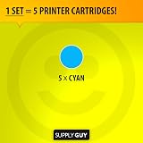 Supply Guy 5x Cyan XXL CLI-526 Ink Cartridges for Canon Pixma IP4850 MG5150 view 3