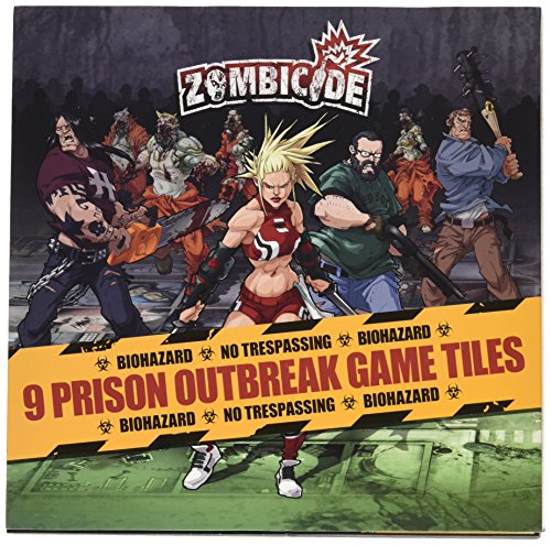 Zombicide Season 2 Prison Outbreak: 9 Double Sided Tiles Board Game