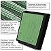 Toyota Camry 2.4L 2.5L Reusable & Washable Replacement Engine High Flow Drop-in Air Filter (Green)