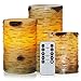 Candles Birch, Flameless Candles Set of 4