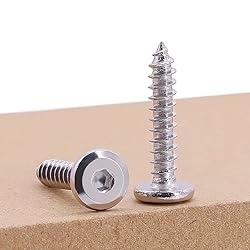 M4 x 25mm (60 pcs) Flat Head Socket Cap Wood