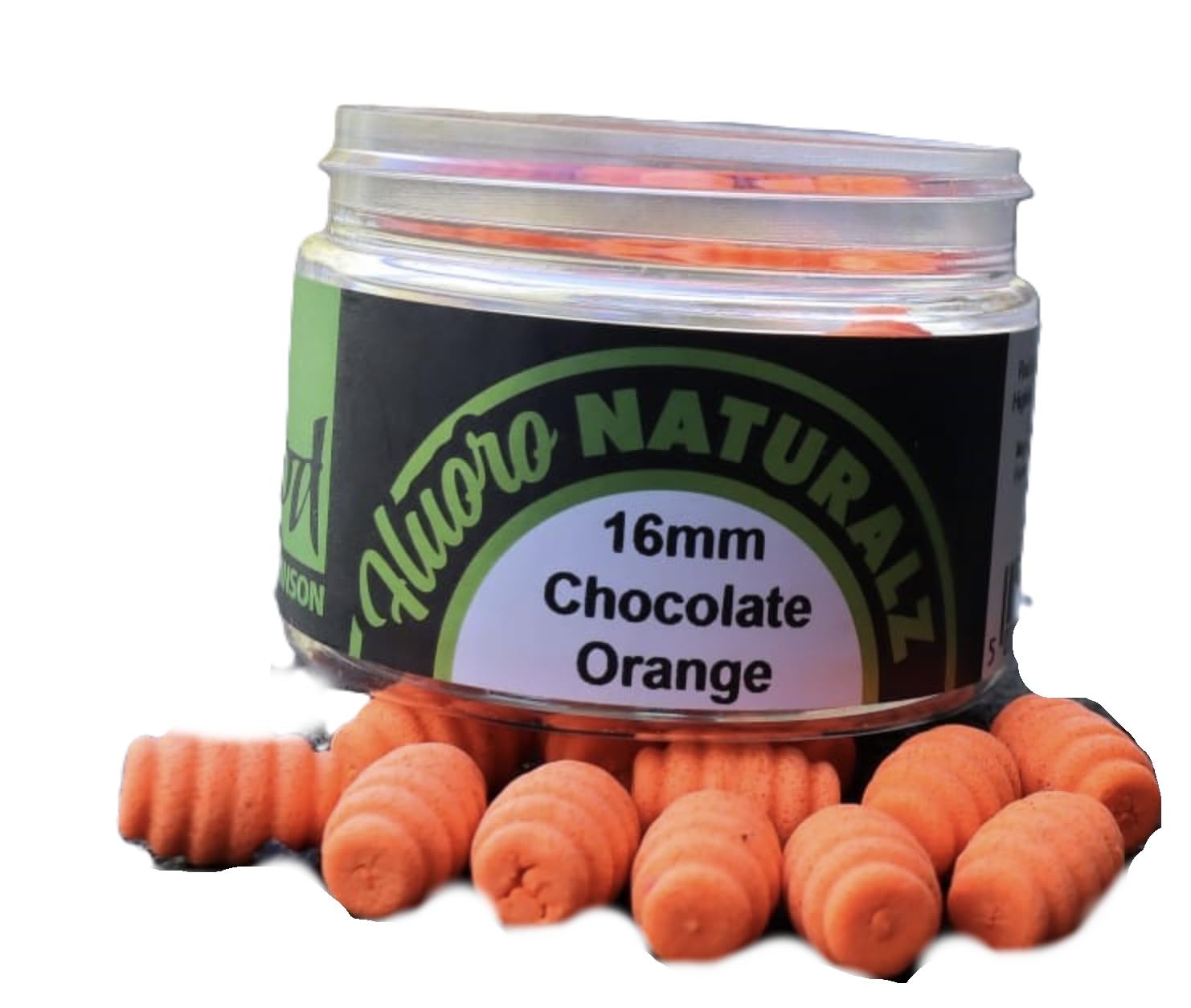 Rod Hutchinson Naturalz Flouro Chocolate Orange 16mm Fishing Bait