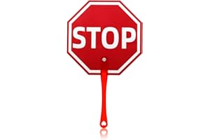 Toyvian Handheld Stop Sign Paddle for Classroom Interaction Lightweight 11.81 Inch Teacher Student Communication Tool for Vot