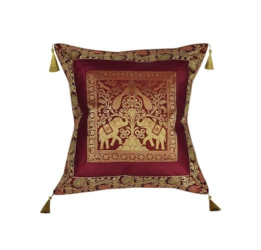 Buy Lal Haveli Rajasthani Handmade Elephant Peacock Design Sofa