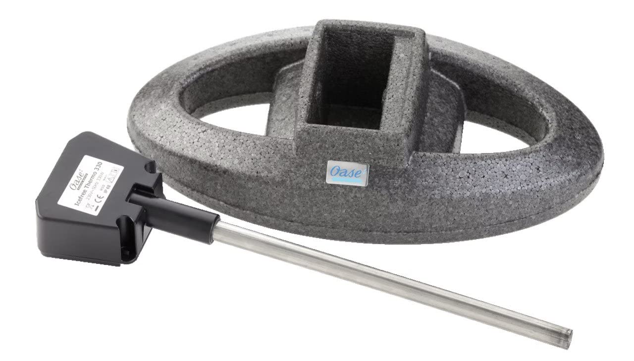 OASE 51231 IceFree Thermo 330 W - Eisfreihalter mit Frostwächter für Teich Schwimmteich Gartenteich Fischteich Koiteich bis -20° C 2