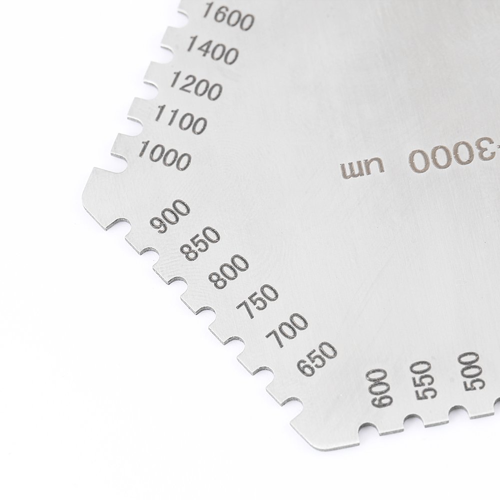 Stainless Steel (E112) Hexagon High Precision Wet Film Thickness Gauge