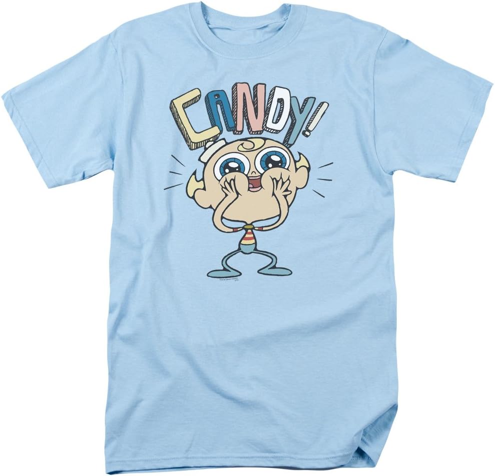 Trevco Flapjack-Candy - Short Sleeve Adult 18-1 Tee - Light Blue44; Medium