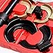 Goplus Macpherson Strut Spring Compressor, Universal Interchangable Fork Coil Extractor Tool Set w/Case