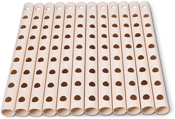 HUKOER Kit de Cultivo hidropónico, 108 Hoyos, 12 Tubos, 3 Capas ...