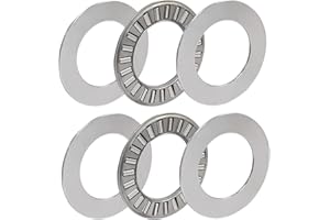 Murtenze 2 Pcs NTA1220 Thrust Needle Roller Bearings with Washers, 1.25 Inch OD Industrial Bearing with Nice Load Carrying Capacity and Stiffness