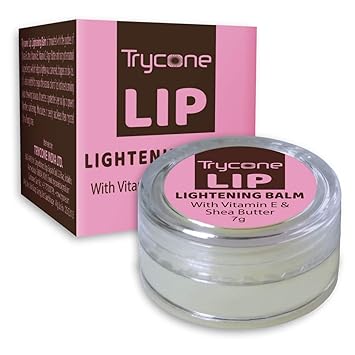 Trycone Lip Lightening Balm for Dark Lips with Vitamin E & Shea Butter, 7 Gm