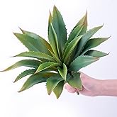 Veryhome Succulents Plants Artificial Aloe Plant, 12.5Inch Large Faux Succulents Unpotted, Premium Crafting DIY Greenery Decor for Indoor & Outdoor(Green)