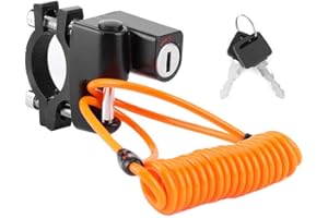 Helmet Lock, Duokon Helmet Lock, Anti-Theft Universal Motorcycles Helmet Lock Multi-Functional Waterproof Fixed Lock Reminder