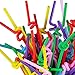 Zcargel Colorful Flexible Disposable Extra Long Drinking Straw Plastic