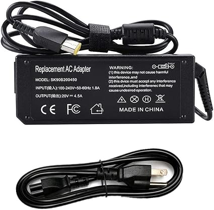 Amazon Com 90w v 4 5a Ac Adapter Charger Replacement For Lenovo Thinkpad X240 X250 Thinkpad X1 Carbon T440 T440s T450 T450s T460 T460s T550 T570 L540 L560 L570 Edge E431 Lenovo G500 G505s