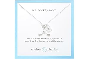Chelsea Charles Sports Mom Double Charm Necklace, Fashion Jewelry Gift for Women