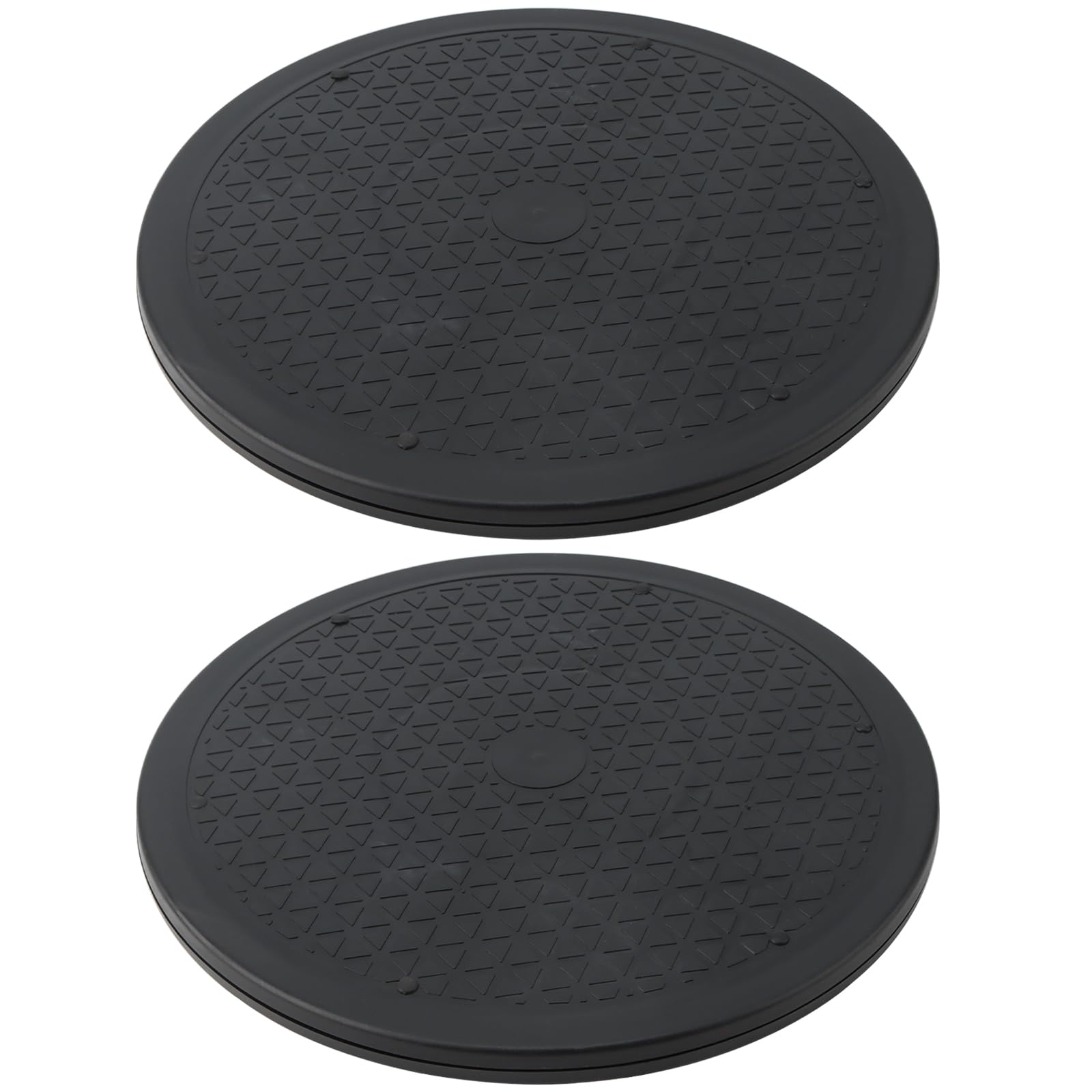 MOUYAT 2 Pack 30cm Rotating Display Stand, Lazy Susan Turntable Stand, 360 Degree Rotating Platform for TVs, Computer Monitors, Laptops, Potted Plants, and Cake Decorating