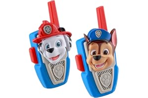 eKids Paw Patrol Toy Walkie Talkies for Kids, Static Free and Extended Range Indoor and Outdoor Toys, Paw Patrol Toys Make Great