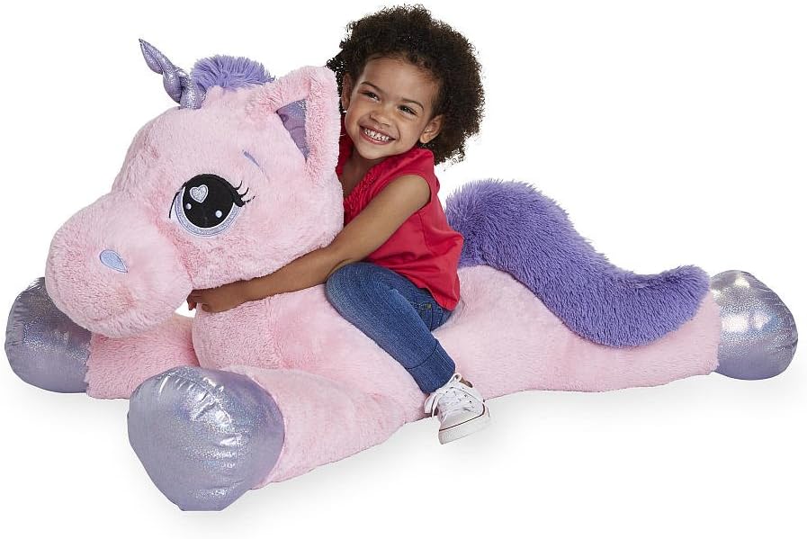 Amazon ユニコーン ぬいぐるみ 大きい 巨大 114cm 子ども 幼児 クリスマス ギフト プレゼント 動物 並行輸入品 ぬいぐるみ おもちゃ