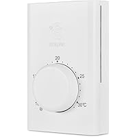 Stelpro Line Voltage Celsius Thermostat, Mechanical 240 Volts, Single-Pole - Compatible with Most Heating Products (Electric 